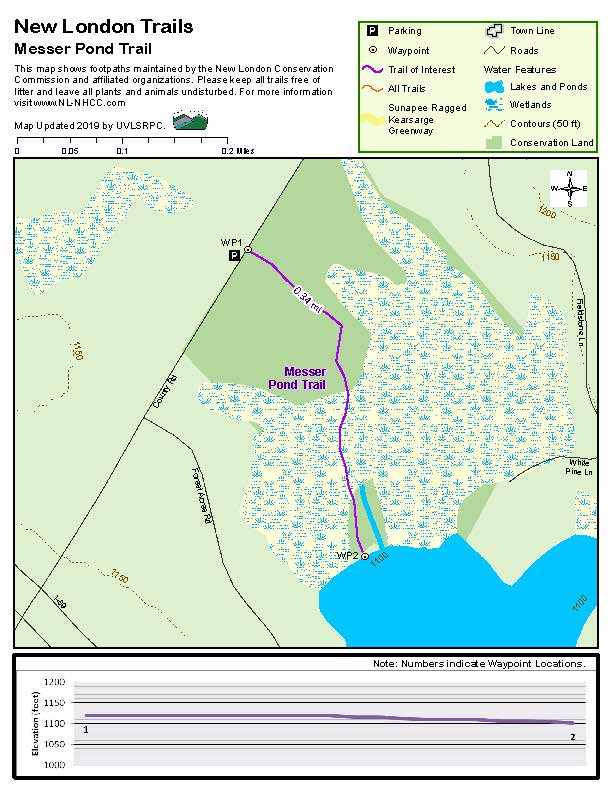 Messer Pond Map